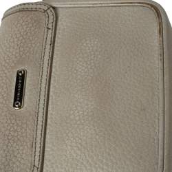 Burberry Beige Leather Tassel Crossbody Bag