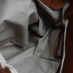 Pre Owned Burberry Multicolor Canvas And Leather Mega Check Hobo