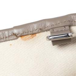 مملوكة مسبقًا Burberry Multicolor Ikat Check Canvas and Leather Trim Shopper Tote