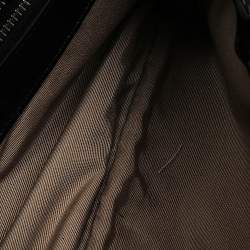 Pre Owned حقيبة بوكيت بربري بلاستيك مشمع كاروهات نوفا تشيك وجلد لامع بيج/أسود 