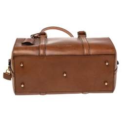 مملوكة مسبقًا Burberry Tan Leather Medium Alchester Bowler Bag