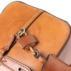 مملوكة مسبقًا Burberry Tan Leather Medium Alchester Bowler Bag