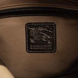 مملوكة مسبقًا Burberry Beige Nova Check PVC Chester Boston Bag