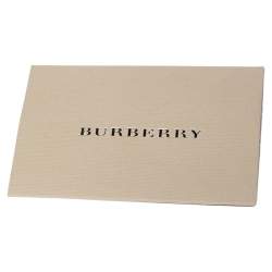 Pre Owned Burberry Khaki/Black Canvas And Leather Hobo