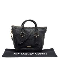 مملوكة مسبقًا Burberry Black Leather Tote