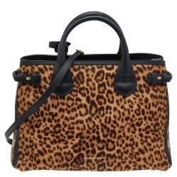 Burberry leopard print on sale bag