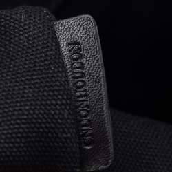 Pre Owned حقيبة يد توتس بربري نورثفيلد  جلد وبي في سي تشيك سموك أسود 