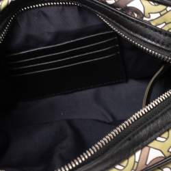 Burberry Tricolor TB Print Nylon and Leather Trim Messenger Bag