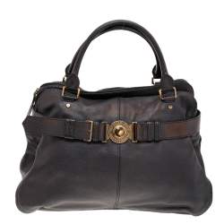 Burberry Black Leather Lambeth Satchel Burberry | TLC