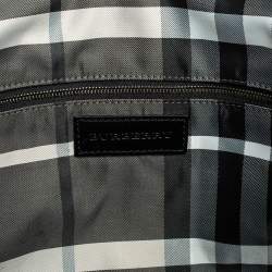 Pre Owned Burberry Black Leather Studded Edenham Tote