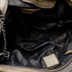 مملوكة مسبقًا Burberry Khaki Leather Shoulder Bag