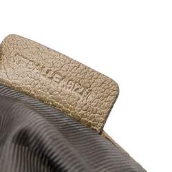 مملوكة مسبقًا Burberry Khaki Leather Shoulder Bag