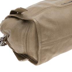 مملوكة مسبقًا Burberry Khaki Leather Shoulder Bag