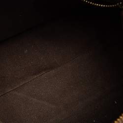 مملوكة مسبقًا حقيبة بوسطن بربري شيستر جلد وبي في سي  كاروهات سموكد بني