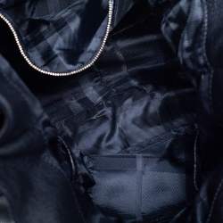 Pre Owned Burberry Black Leather Lambeth Hobo