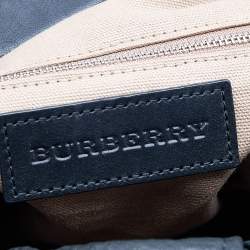 Pre Owned Burberry Black Leather Susanna Bucket Bag