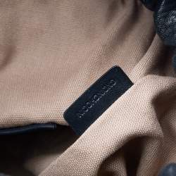 Pre Owned Burberry Black Leather Susanna Bucket Bag