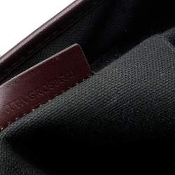 مملوكة مسبقًا Burberry Beige/Brown Haymarket Check Coated Canvas And Leather Shoulder Bag