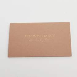 مملوكة مسبقًا Burberry Beige Leather Medium Buckle Tote