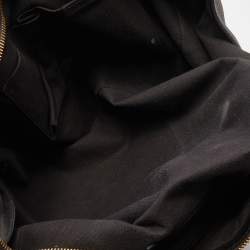 مملوكة مسبقًا Burberry Dark Brown Brogue Leather Tassel Satchel