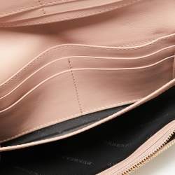 Leather wallet Burberry Pink in Leather - 37958874