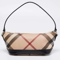 Burberry Beige/Brown Haymarket Check Clara Pochette Burberry | The Luxury  Closet