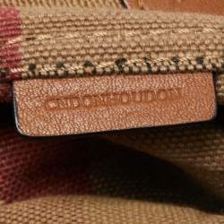 Burberry Beige Check Canvas And Leather Chiltern Drawstring Backpack