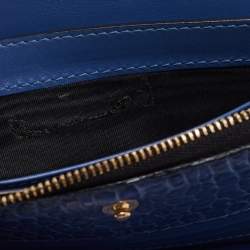 مملوكة مسبقًا محفظة كونتيننتال بربري ألفينغتون جلد أزرق