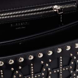 Pre Owned حقيبة كتف بربري رامادان إيكسكلوسيف جلد أسود 