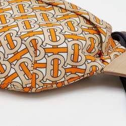 Pre Owned Burberry Multicolor TB Monogram Print Nylon Bum Bag