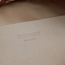 Pre Owned Burberry Multicolor TB Monogram Print Nylon Bum Bag