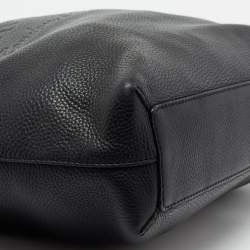 مملوكة مسبقًا Burberry Black Leather Remington Shopper Tote