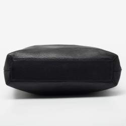 مملوكة مسبقًا Burberry Black Leather Remington Shopper Tote