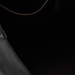 مملوكة مسبقًا Burberry Black Leather Remington Shopper Tote