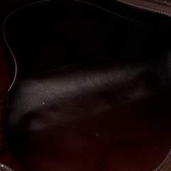 مملوكة مسبقًا Burberry Beige/Brown Nova Check Canvas And Leather Toiletry Cosmetic Pouch