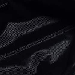 مملوكة مسبقًا Burberry Beige/Black Nova Check PVC and Patent Leather Studded Wristlet Clutch