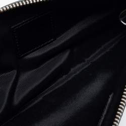 مملوكة مسبقًا Burberry Beige/Black Nova Check PVC and Patent Leather Studded Wristlet Clutch