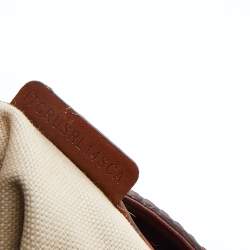 Pre Owned Burberry Multicolor Canvas And Leather Mega Check Hobo
