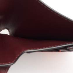 مملوكة مسبقًا محفظة مضغوطة بربري هارلو جلد أحمر