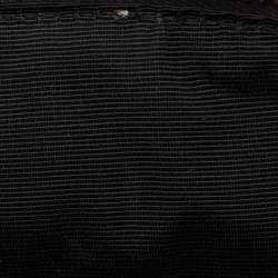 Pre Owned Burberry Metallic Silver Leather Small Orchard Bowler Bag