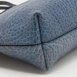 Burberry Blue Grain Leather Crossbody Bag