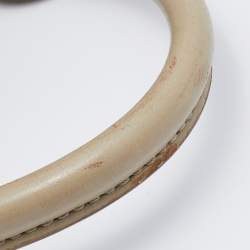 مملوكة مسبقًا Burberry Beige Smoked Check PVC and Leather Chester Boston Bag