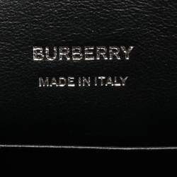 Pre Owned Burberry Black Leather Robin Crossbody Bag