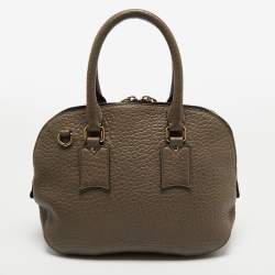 مملوكة مسبقًا حقيبة ساتشل بربري اورشارد جلد بنفسجي صغيرة 