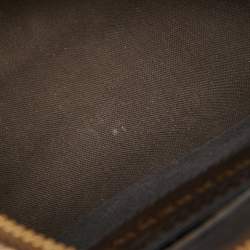 Pre Owned Burberry Brown/Beige Haymarket Check PVC Small Chester Bowling Bag