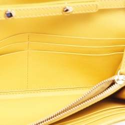 Pre Owned Burberry Multicolor Haymarket Check Floral Coated Canvas and Leather Izzy Wallet on Chain