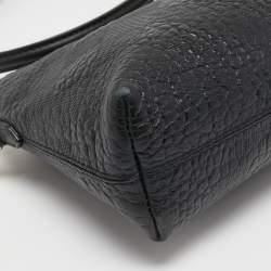 مملوكة مسبقًا Burberry Black Grained Leather Chichester Crossbody Bag