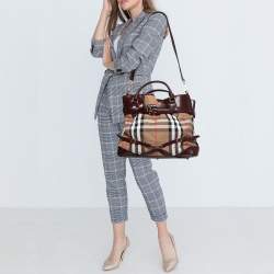 Burberry Bridle House Large Lynher Tote Two-Way Bag