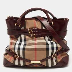 Burberry House Check Lambskin Bridle Salisbury Small Tote (SHF-mVCDxh) –  LuxeDH