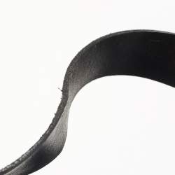 Pre Owned Burberry Black/Beige House Check Canvas and Leather Bridle Shoulder Bag